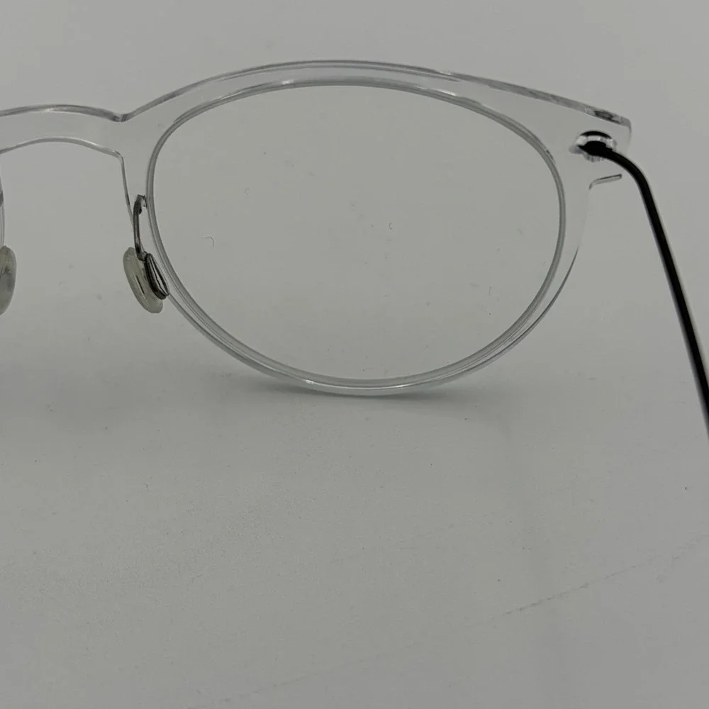 Lindberg Eyeglasses Titanium Clear Denmark Round Frame Only